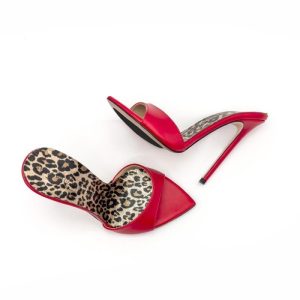 ~Pointed Satin Stiletto Women's Shoes