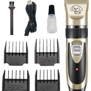 Professional Electric Pet Dog Hair Trimmer Rechargeable Animal Grooming Clippers Cat Shaver Haitcut Machine 110-240V AC