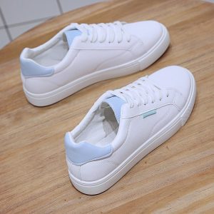 ~Thick Bottom Soft Leather Sports Casual Borad Shoes