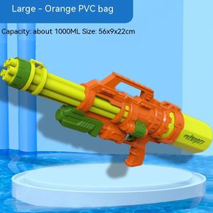 Large Capacity Gatling Water Spray Pull Water Gun Toy