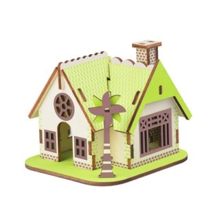 3d wooden three-dimensional puzzle model