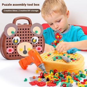 Assembled Toolbox Baby Puzzle Electric