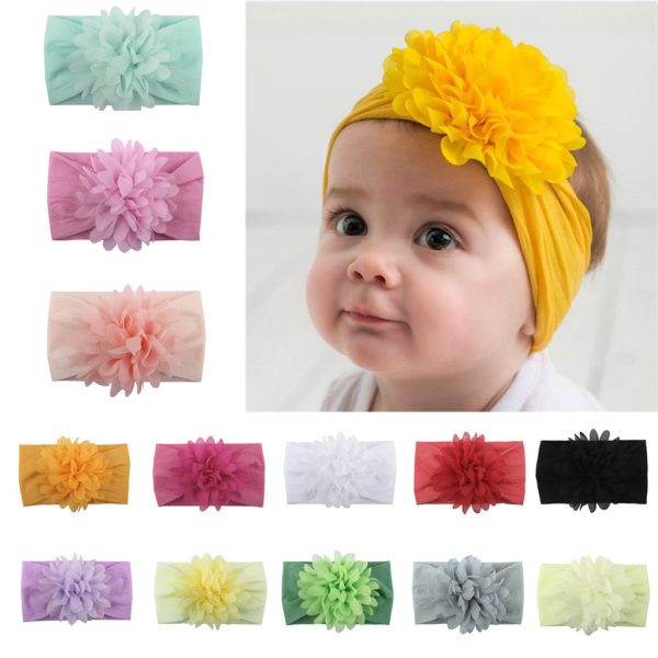Creative Chiffon Flower Headband Baby Hair Accessories Cute Princess Headband