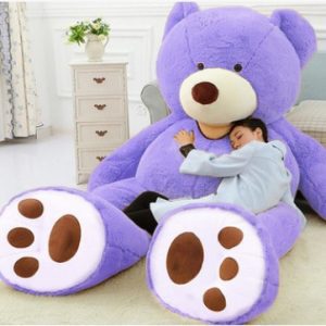 ~Giant Teddy Bear Plush Toy Huge  Soft Toys  Leather Shell