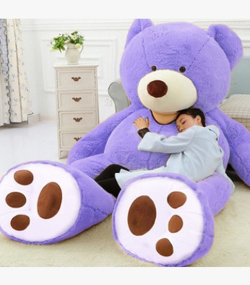 ~Giant Teddy Bear Plush Toy Huge  Soft Toys  Leather Shell