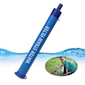 A-type camping wild drink outdoor water purification straw