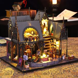 AEKYUNG Magic House Hand-assembled 3D Puzzle Model Miniature House Model Ornaments